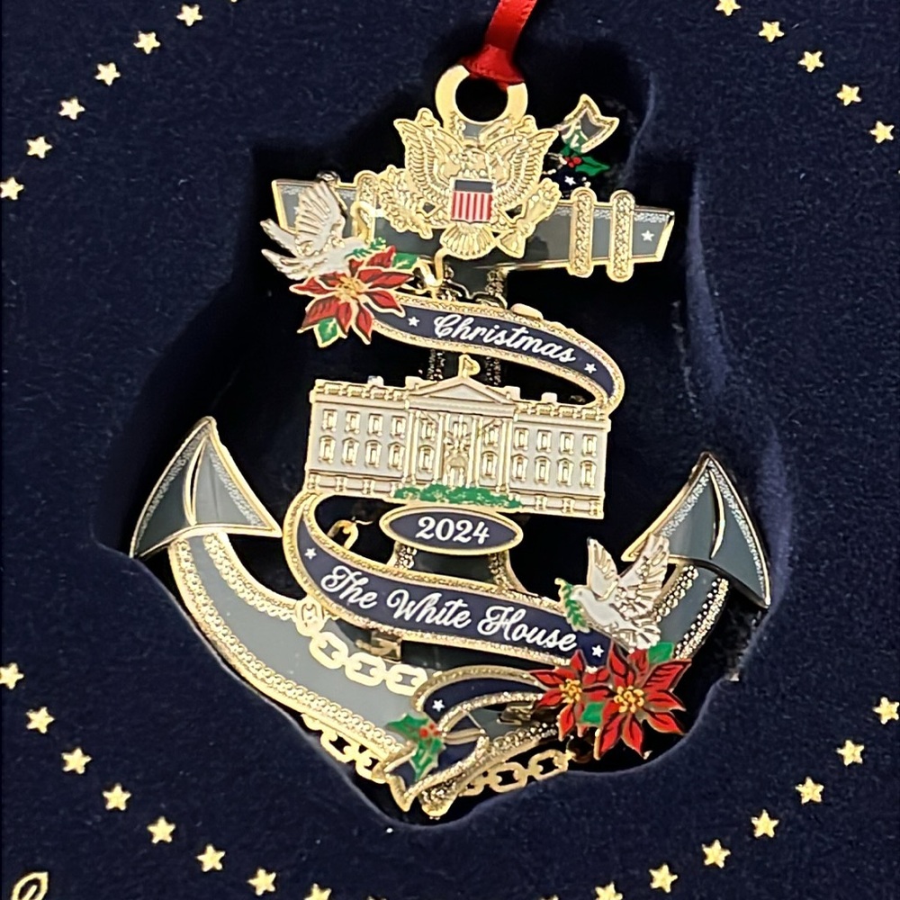 The White House Historical Association 2024 Christmas Ornament Made in USA